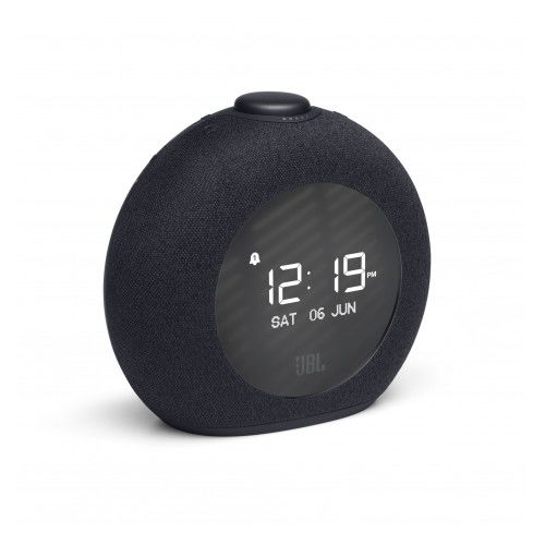 JBL Horizon 2 Bluetooth Alarm Clock Speaker with FM, Black